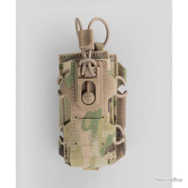 Double porte-chargeur 9 mm GK Dutycall superpos� sur platine - Multicam