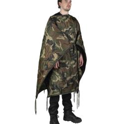 Doublure de poncho Mil-Tec Multifunction 210 x 150 cm ouatin&eacute;e - Woodland