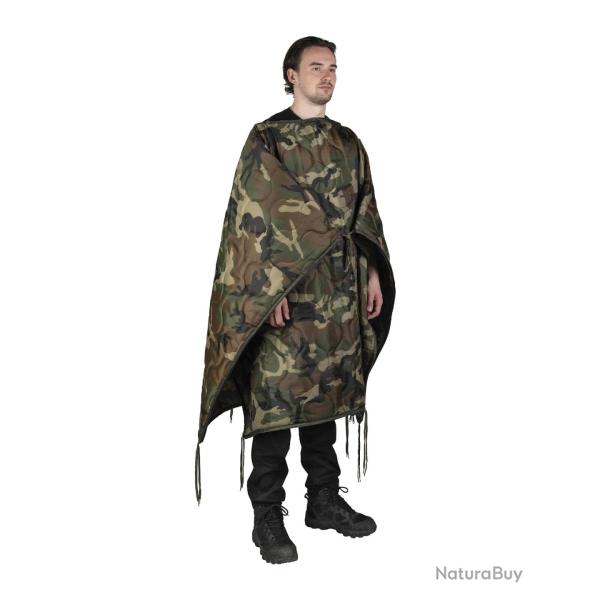 Doublure de poncho Mil-Tec Multifunction 210 x 150 cm ouatin�e - Woodland
