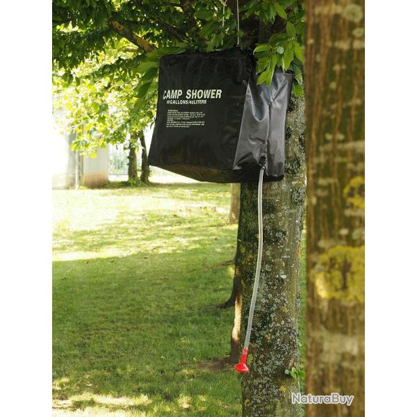 Douche solaire Mil-Tec 40 litres en PVC avec tuyau flexible - Autre