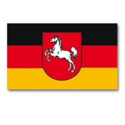 Drapeau du Land de Basse-Saxe Mil-Tec en polyester 90 x 150 cm - Autre