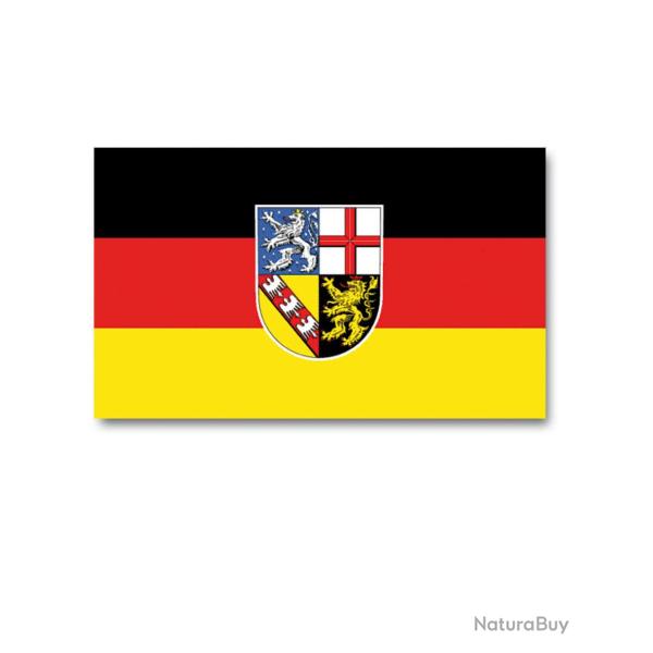 Drapeau du Land de Sarre Mil-Tec en polyester 90 x 150 cm - Autre