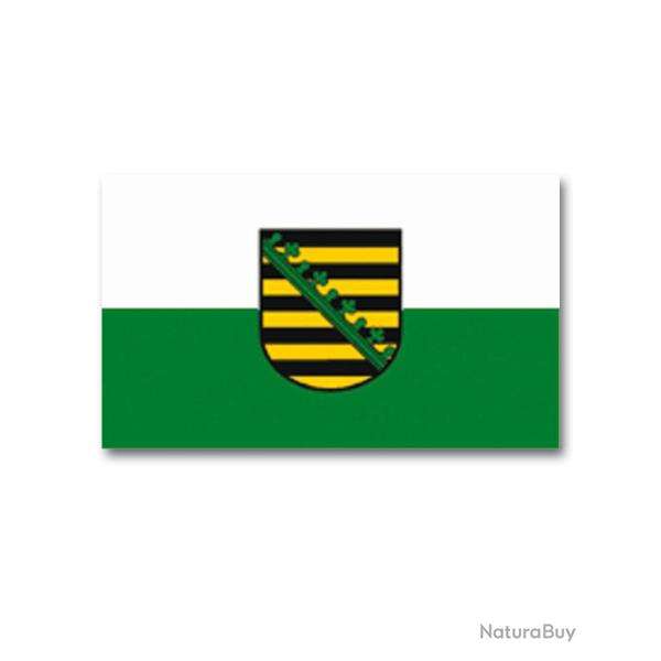 Drapeau du Land de Saxe Mil-Tec en polyester 90 x 150 cm - Autre