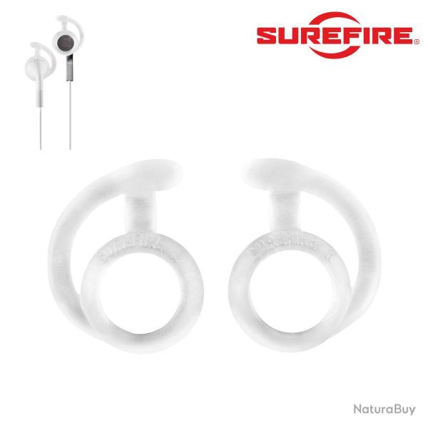 EarLocks universels Surefire ELU1 pour �couteurs - Transparent