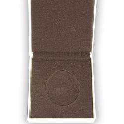 &Eacute;crin &agrave; m&eacute;daille de 12 x 12 x 3,5 cm pour rangement - Blanc