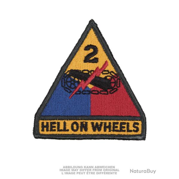 Ecusson 2nd Armored Division Hell on Wheels Mil-Tec en textile - Autre