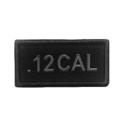 Ecusson A10 Equipment de calibre brod&eacute; - Noir / cal 12