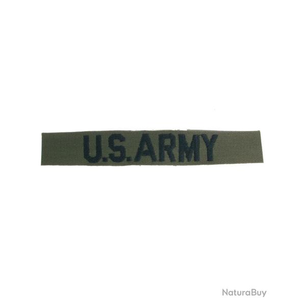 Ecusson bandeau lettr� US Army Mil-Tec en textile - Vert olive