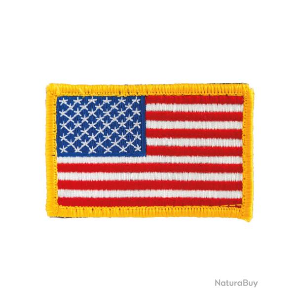 Ecusson drapeau am�ricain Mil-Tec en polyester 4,8 x 7,4 cm - Autre