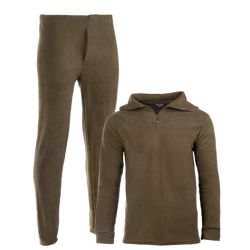 Ensemble sous-couche thermor&eacute;gulatrice Mil-Tec Thermofleece - Coyote / L