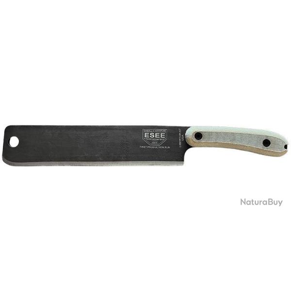 ESEE Machette Libertariat acier Carbone lame 228 mm fil lisse - Bois naturel