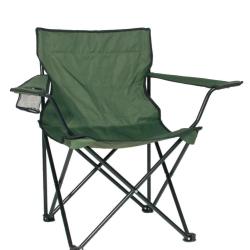 Fauteuil de camp pliant Mil-Tec en acier et polyester Oxford - Vert olive