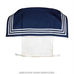 Faux col de chemise de la marine est-allemande, stock ancien - Bleu marine