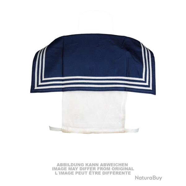 Faux col de chemise de la marine est-allemande, stock ancien - Bleu marine