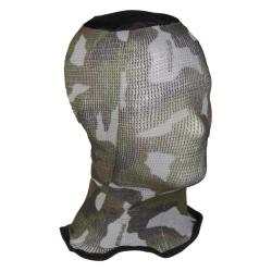 Filet de camouflage facial Mil-Tec &eacute;lastique en nylon - Woodland