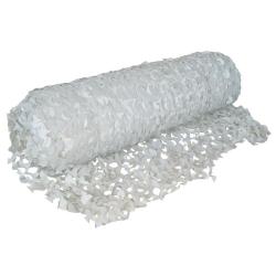 Filet de camouflage Mil-Tec Basic en rouleau 2,4 &times; 78 m - Blanc