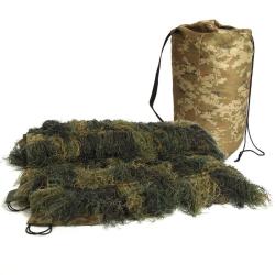 Filet de camouflage Mil-Tec Ghillie Cover Pro 140 &times; 100 cm - Woodland