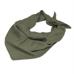 Foulard triangulaire de la Bundeswehr en pur d'occasion, lot de 20 - Vert olive
