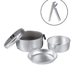 Gamelle cinq pi&egrave;ces Trangia de dotation Bundeswehr, lot de 2 - Autre