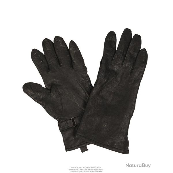 Gants � doigts en cuir d'occasion - Autre