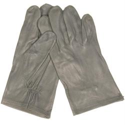 Gants &agrave; doigts en cuir non doubl&eacute;s d'occasion - Autre