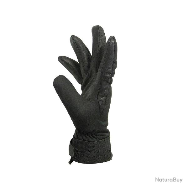 Gants anti-coupure Kinetixx X-Mamba classe 5 paume en cuir - Noir / XS