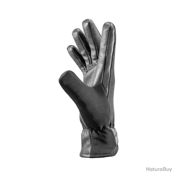 Gants anti-coupure Kinetixx X-Viper imperm�ables classe 5 cuir - Noir / 3XL