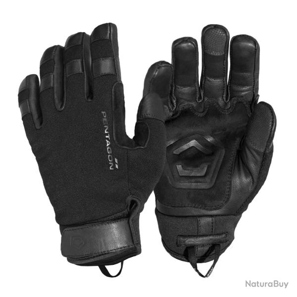 Gants anti-coupure Pentagon Special Ops cuir de ch�vre - Noir / L