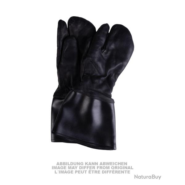 Gants de motocycliste de l'arm�e est-allemande d'occasion, lot de 5 - Noir