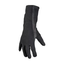 Gants de pilote type US Mil-Tec en aramide Nomex et cuir - Noir / 9