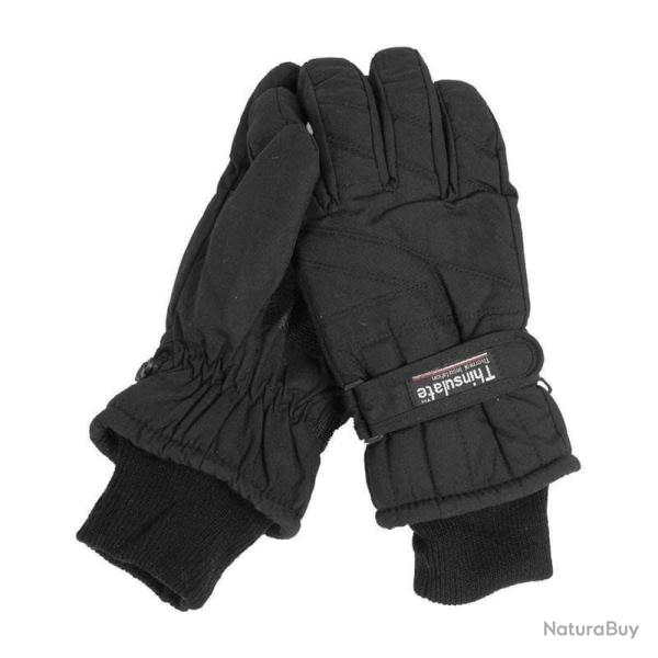 Gants Mil-Tec Thinsulate - Noir / XL