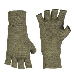 Gants mitaines Mil-Tec en acrylique doubl&eacute;s polyester - Vert olive