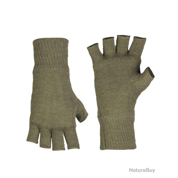 Gants mitaines Mil-Tec en acrylique doubl�s polyester - Vert olive