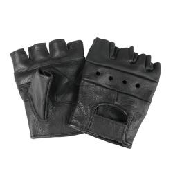 Gants mitaines Mil-Tec en cuir de bovin poignet auto-agrippant - Autre / L