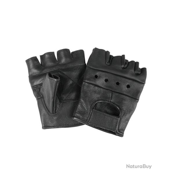 Gants mitaines Mil-Tec en cuir de bovin poignet auto-agrippant - Autre / XXL