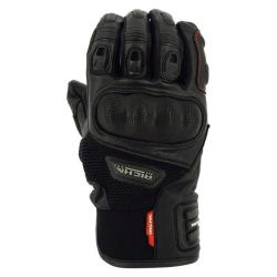 Gants moto &eacute;t&eacute; GK Professional Blast cuir de ch&egrave;vre panneaux - Noir / 10/XL