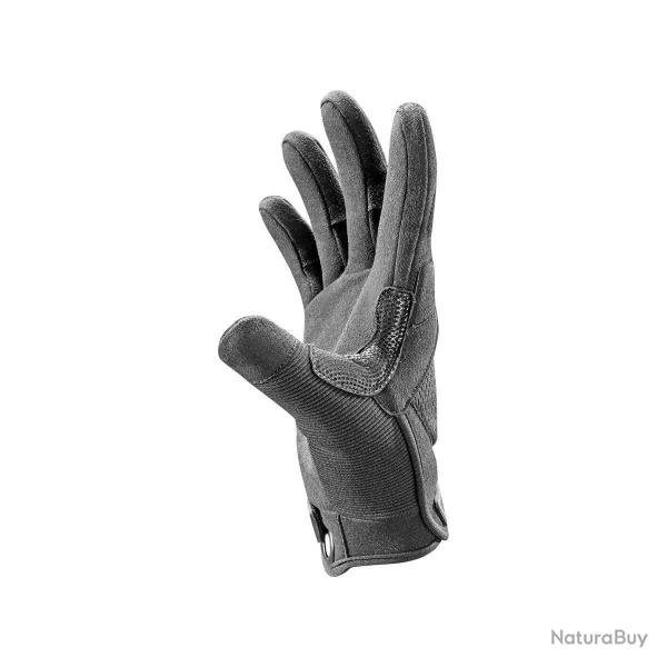 Gants tactiques Kinetixx X-Light l�gers 118 g paume en cuir - Noir / L