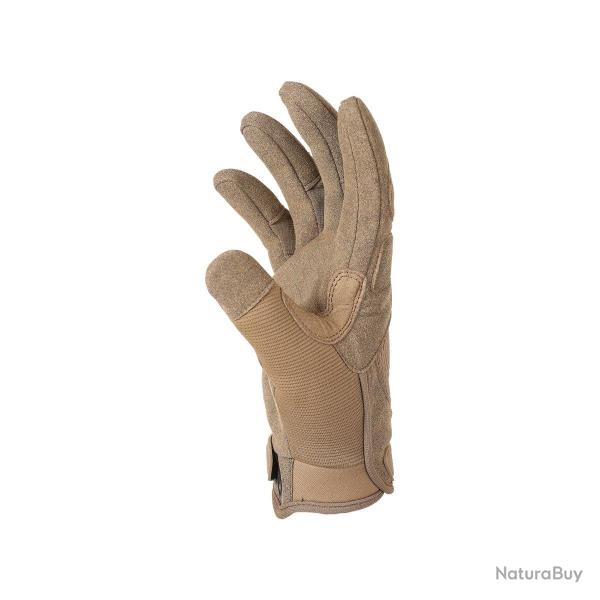 Gants tactiques Kinetixx X-Light l�gers 118 g paume en cuir - Coyote / L