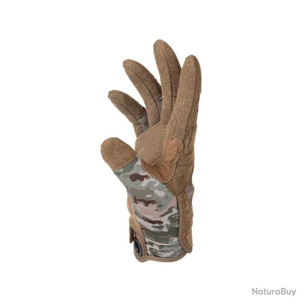Gants tactiques Kinetixx X-Light l�gers 118 g paume en cuir - Camouflage / 3XL