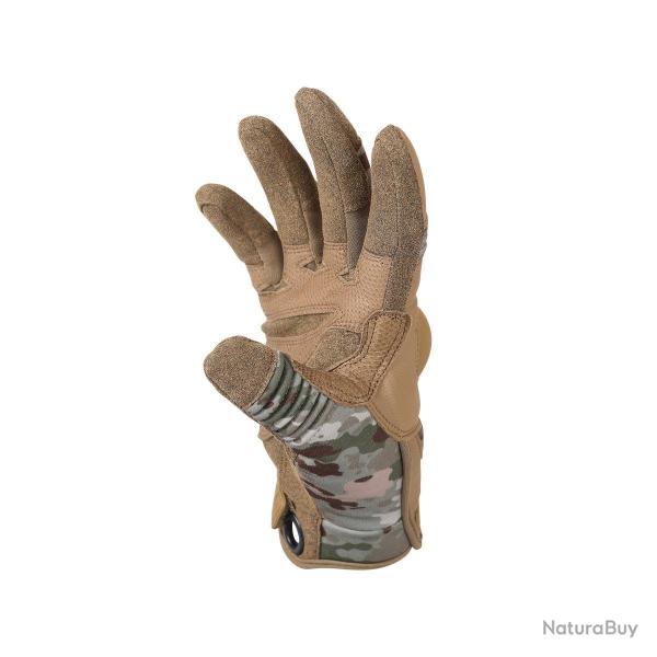 Gants tactiques Kinetixx X-Pro protection pr�form�e au carbone - Camouflage / S