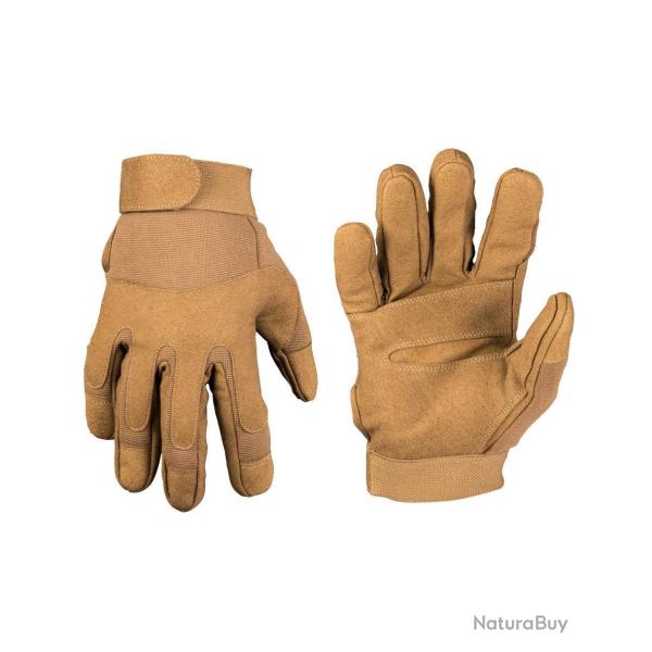 Gants tactiques Mil-Tec en nylon �lasthanne - Coyote / S