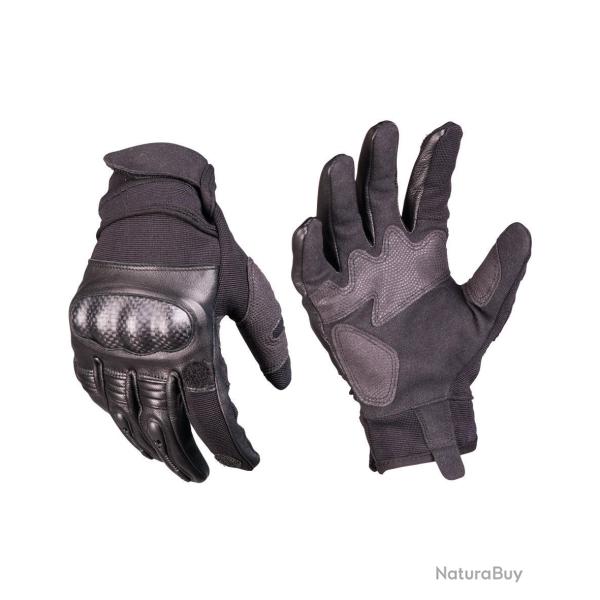 Gants tactiques Mil-Tec Gen. II en cuir de ch�vre - Noir / XXL