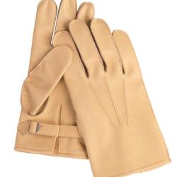 Gants type US Mil-Tec en cuir de bovin avec serrage de poignet - Autre / 11