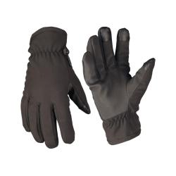 Gants zone froide Mil-Tec softshell garnissage Thinsulate - Noir / L