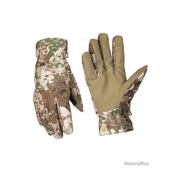 Gants zone froide Mil-Tec softshell garnissage Thinsulate - WASP I Z2 / XL