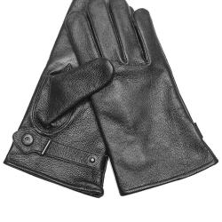 Gants zone froide Mil-Tec type Bundeswehr en cuir de ch&egrave;vre - Noir / 8