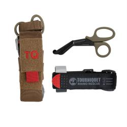 Garrot Rhino Rescue Mil-Tec en polyester 700D - Coyote
