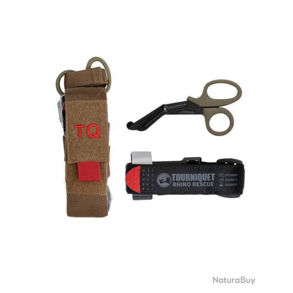 Garrot Rhino Rescue Mil-Tec en polyester 700D - Coyote