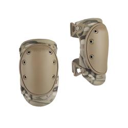 Genouill&egrave;res Alta Tactical AltaFLEX AltaLOK coque caoutchouc - Multicam