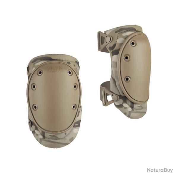 Genouill�res Alta Tactical AltaFLEX AltaLOK coque caoutchouc - Multicam